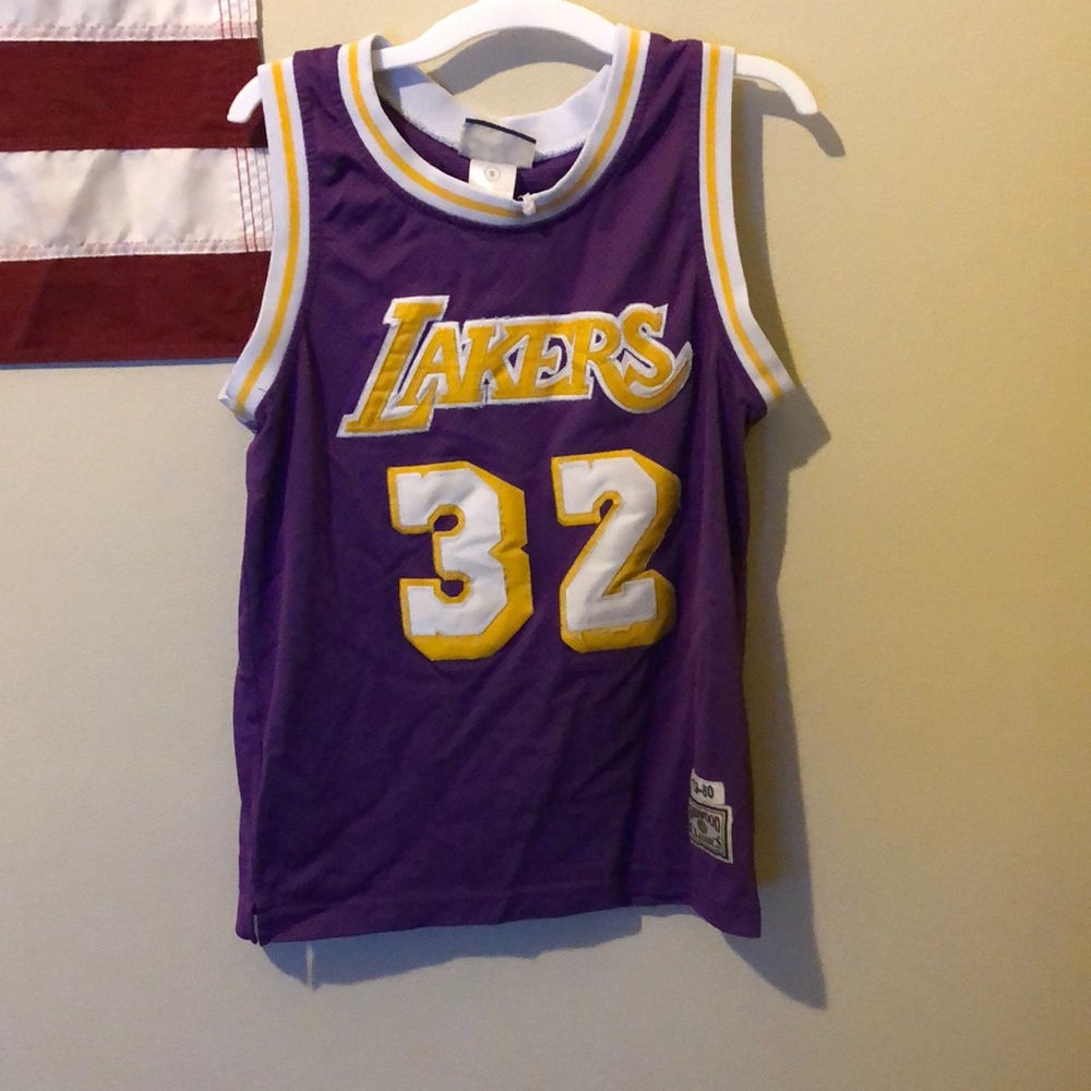 Magic Johnson Lakers Jersey